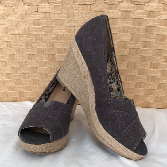 Brown/ grey Wedges - Picture 1 of 4